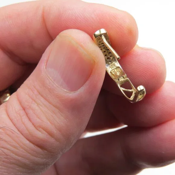 $1600 10k Yellow Gold1/2 Carat Diamond Earring